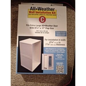 All-Weather Wall Installation‎ Kit for Extra Large All Weather Dig Door NIB